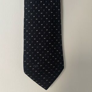 Valentino Black and White Classic Tie